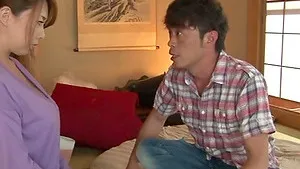 Chubby Japanese wife Yumi Kazuma enjoys getting licked and dicked