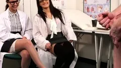 Fetish threesome cumshot and cum swap