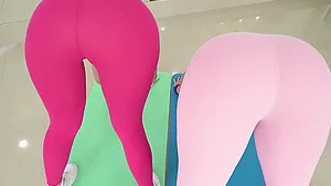 FFM threesome after yoga session with Virgo Peridot & Alexis Andrews