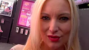 German skinny teen at public flashing sextape