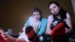 Czech Soles - Two footsie girls in bed