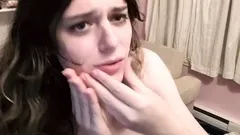 Cute amateur webcam teen girl toying pussy on webcam