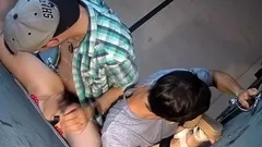 Anonymous Gangbang Fuck at Public European Club