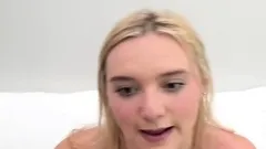 This brand new teen sucks a fat dick