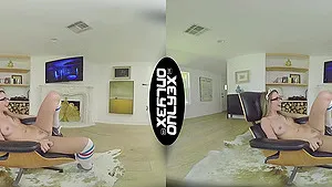 Smoking hot babe Kimmy Granger loves riding a hard cock in POV