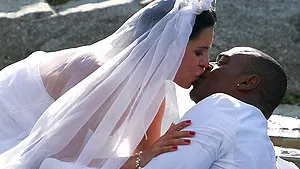 Passionate interracial fucking between Candy Alexa and Kira Queen