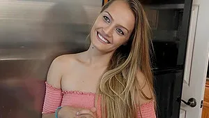 Hardcore fucking with small tits girlfriend River Fox in POV