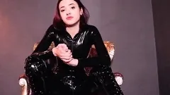 Cute curly brunette solo webcam masturbation