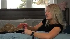 Amateur Hot Blonde Sucking Her Boyfriend s Dick On Webcam