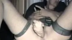 Granny Diana toys like at the gynaecologist