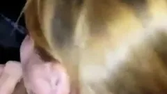 Slut sucks me in the car but dislikes mouthful of cum