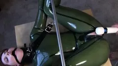 Beautiful horny brunette toys masturbation sh