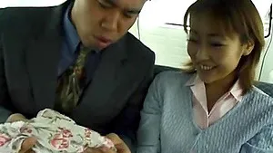 Pretty Asian girl Jyuri Hashimoto enjoys having sex in the van