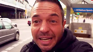 German fat teen at public pick up