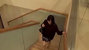 Homemade amateur video of a nice tits Japanese girl having sex