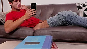 Handsome best friends drop their clothes to have wild gay sex