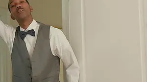 Slender blondie Emma Starletto moans during interracial sex