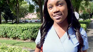 Kinky interracial fun in the back of the van with busty Mercedes