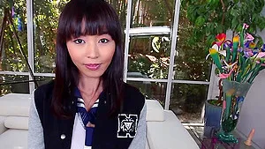 Amateur Japanese chick Marica Hase gets fucked hard by a black stud