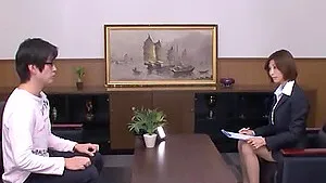 Cute Japanese office lady Akari Asahina enjoys getting fucked