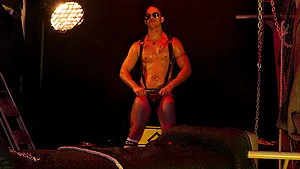 Hardcore gay fucking between two handsome dudes who love it rough