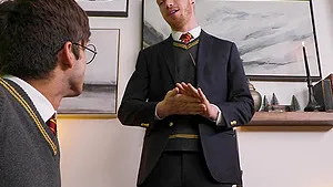 Handsome man gets his ass licked and fucked by his gay lover