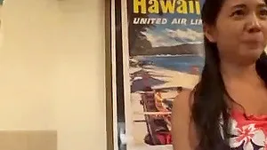 Pretty girlfriend from Japan enjoys getting fucked in missionary