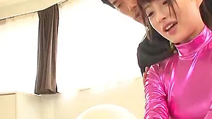 Provocative Japanese girl Hakii Haruka gets fucked from behind
