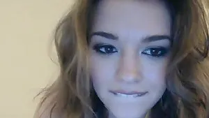 Busty teen gets really naughty masturbating on webcam