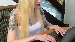 German real userdate with skinny blonde teen