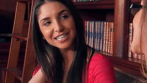 Wild FFM 3-way in the library with Giselle Leon & Ariella Ferrera