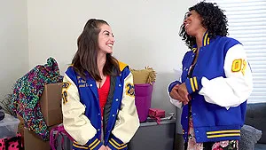 Kinky interracial FFM threesome with September Reign & Spencer Bradley