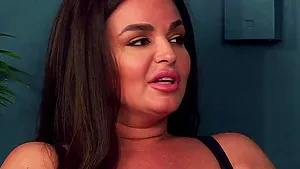 Dude knocks one off while Becky B is stripping down for him