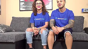 Italian couple came to the Czech Republic to show us a real Italian stormy sex