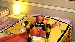 Cute teenage gamer girl fucked by midget perver