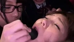 Fetish lesbians toy ass and pussy with plug and vibrator