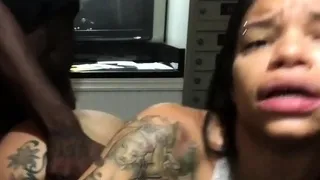 Small breasted babe sucks and fucks Rocco Siffredis big cock