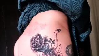 Blonde tight pussy babe solo toy fun in glamour masturbation