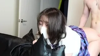 Asian Japanese teen big boobs creampie