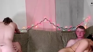 Two slutty amateur college girls suck and ride hard cocks li