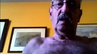 grandpa stroke on webcam