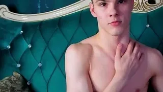 Naked Skinny Teen masturbating Part 2 doing a Cam Show