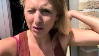 Chubby Amateur Milf Sarah Janes Outdoor Masturbation