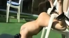 Enema slave Lola results in an anal prolapse