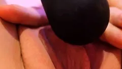 Close up video of a cute amateur cam girl masturbating