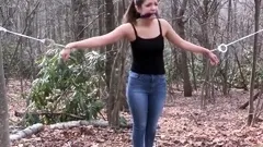 Amateur fetish BDSM action with redhead