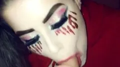 This large amateur cam girl has some very big boobs