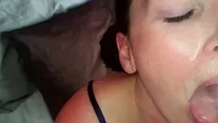 Pov homemade amateur facial cumshot and blowjob