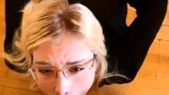 Pretty Stepsister Suck Dick in Front