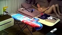 Busty amateur czech brunette strips on cam